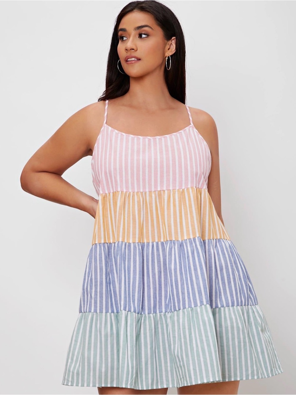 Stripe babydoll Sundress
